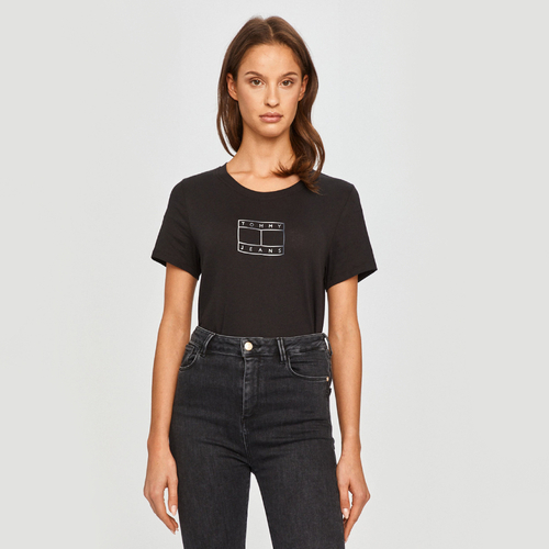 Tommy Jeans dámske čierne tričko