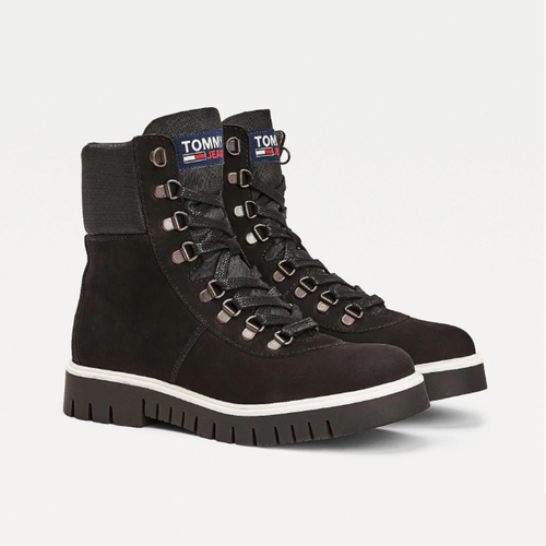 Tommy Jeans dámske čierne členkové topánky