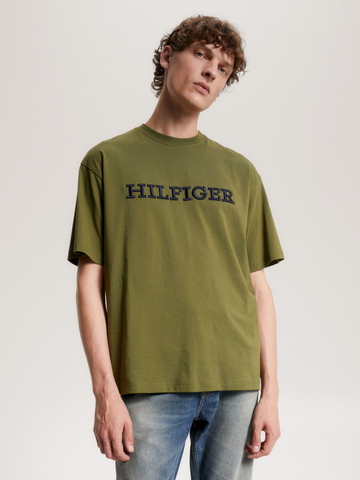 Tommy Hilfiger pánske khaki tričko