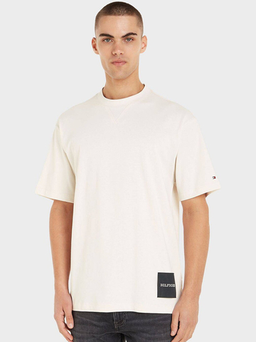 Tommy Hilfiger pánske krémové tričko