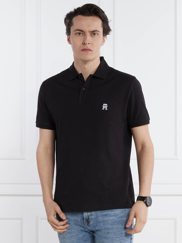 Tommy Hilfiger pánske čierne polotričko