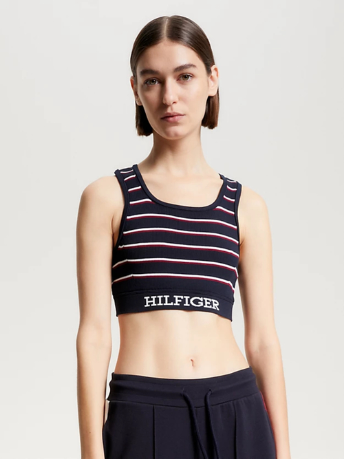 Tommy Hilfiger dámska tmavo modrá podprsenka Bralette