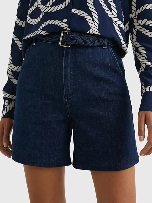 Tommy Hilfiger dámske džínsové kraťasy s opaskom
