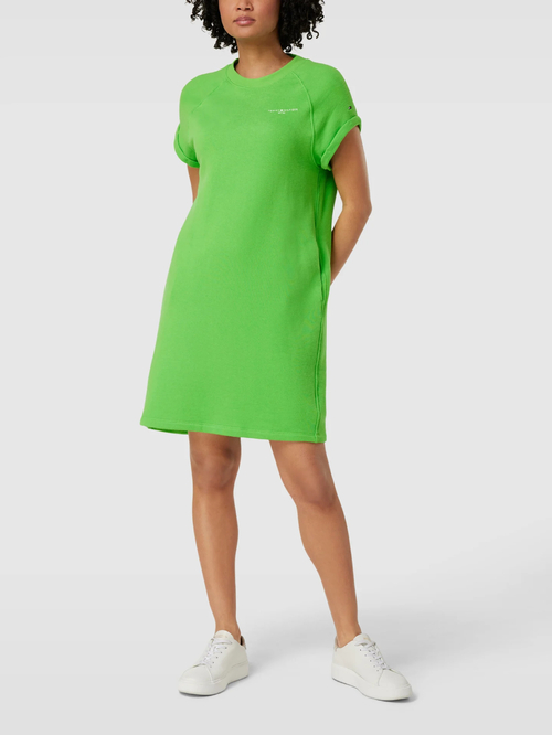 Tommy Hilfiger dámske zelené mikinové šaty