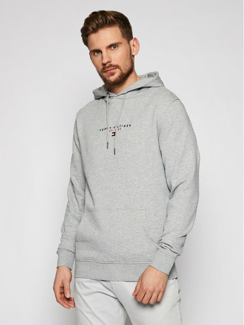 Tommy Hilfiger pánska šedá mikina Essential