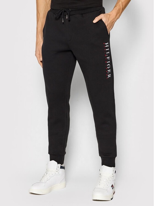 Tommy Hilfiger pánske čierne tepláky Corp.