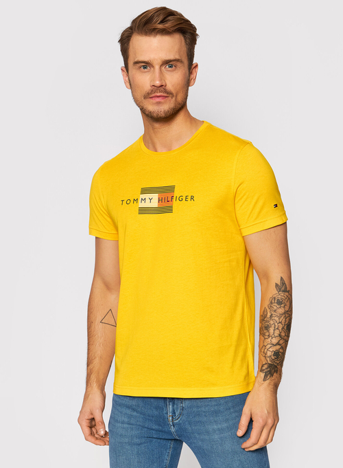Tommy Hilfiger pánske žlté tričko