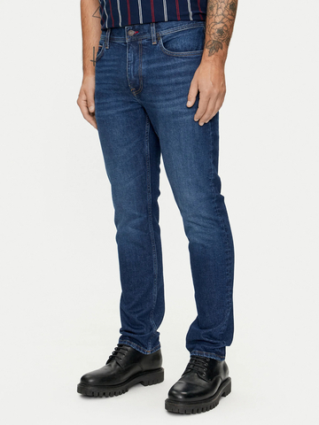 Tommy Hilfiger pánske tmavo modré džínsy Denton