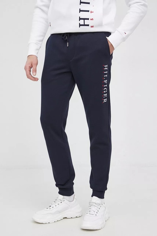 Tommy Hilfiger pánske tmavomodré tepláky Corp