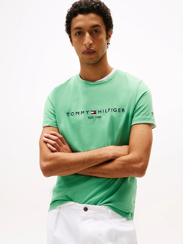 Tommy Hilfiger pánske zelené tričko 
