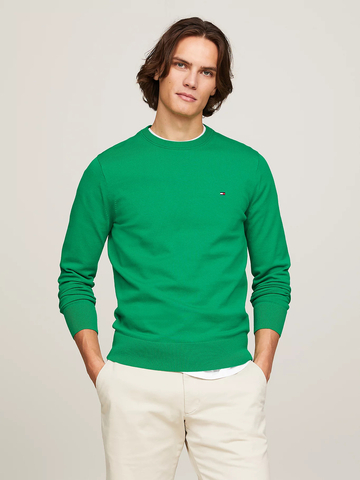 Tommy Hilfiger pánsky zelený sveter 1985