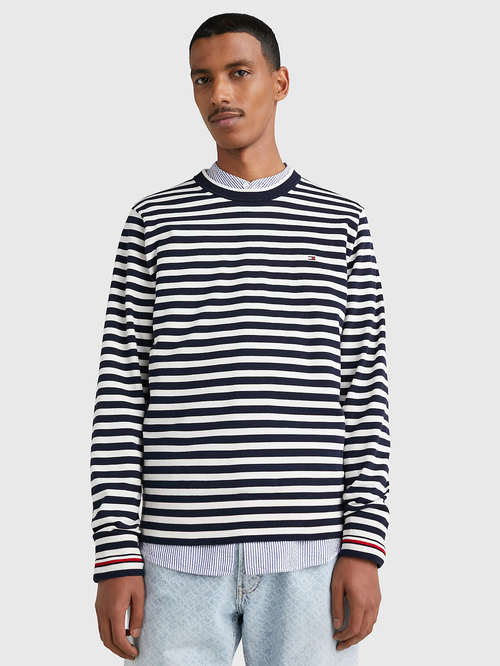 Tommy Hilfiger pánsky pruhovaný sveter 1985