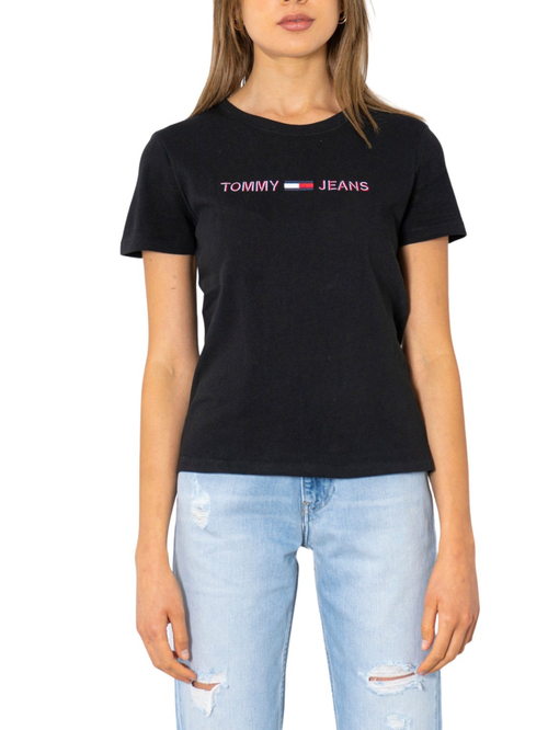 Tommy Jeans dámske čierne tričko