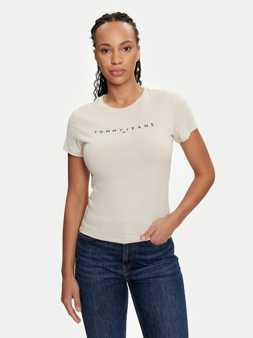 Tommy Jeans dámske béžové tričko 