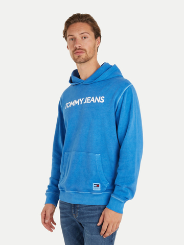 Tommy Jeans pánska modrá mikina