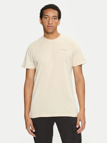 Tommy Jeans pánske béžové tričko