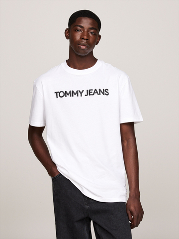 Tommy Jeans pánske biele tričko