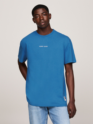 Tommy Jeans pánske modré tričko