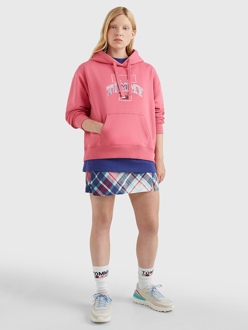 Tommy Jeans dámska ružová mikina