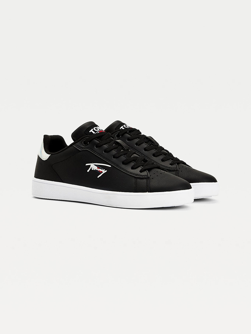 Tommy Jeans dámske čierne tenisky DETAIL CUPSOLE