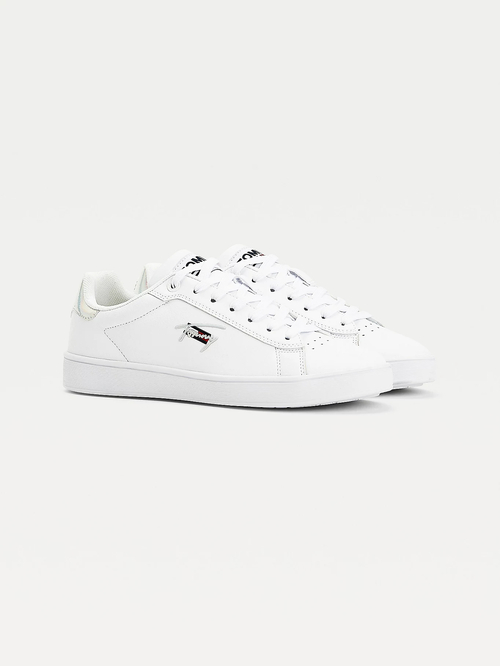 Tommy Jeans dámske biele tenisky DETAIL CUPSOLE
