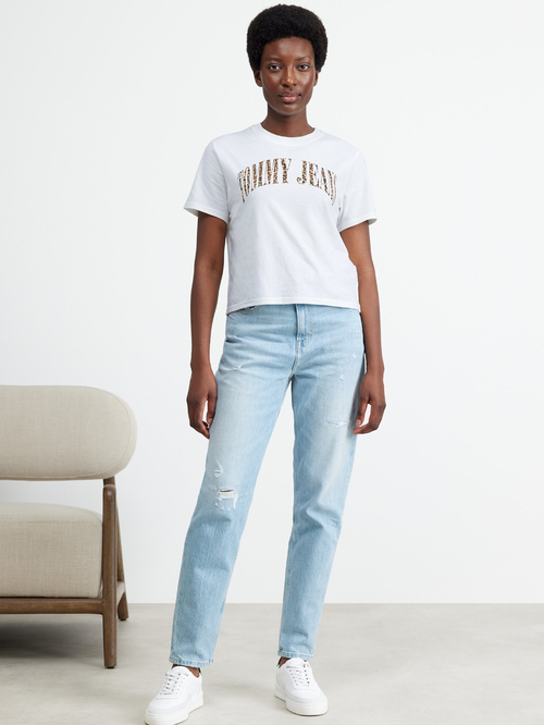 Tommy Jeans dámske biele tričko