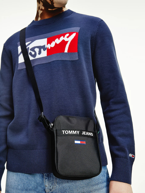 Tommy Jeans pánska čierna taška REPORTER