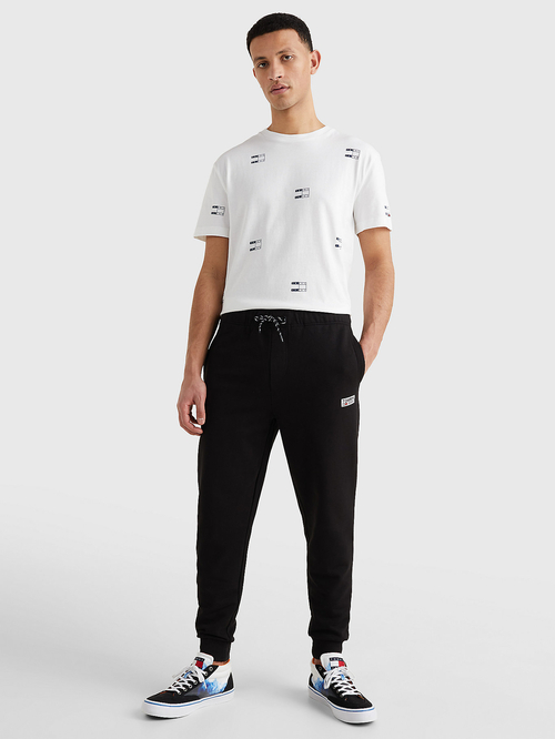 Tommy Jeans pánske čierne tepláky
