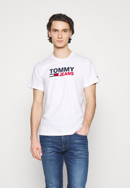 Tommy Jeans pánske biele tričko