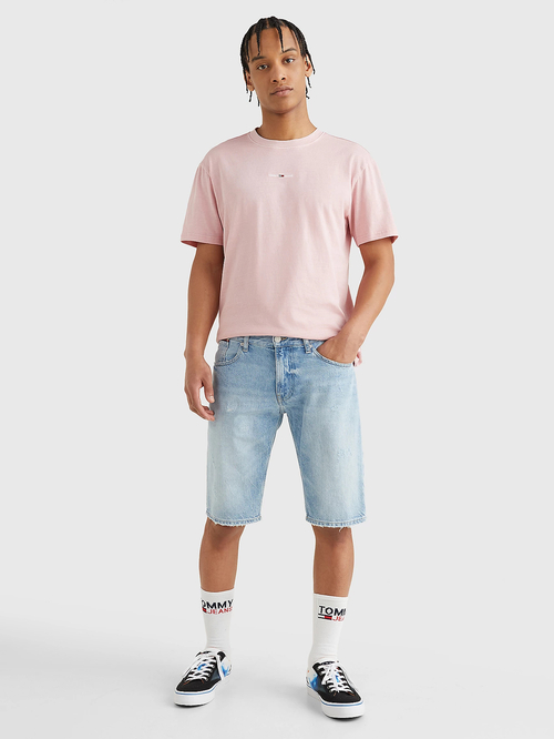 Tommy Jeans pánske svetlo modré džínsové šortky RONNIE