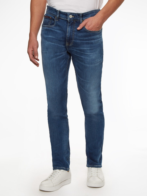Tommy Jeans pánske tmavomodré džínsy AUSTIN