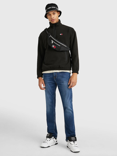 Tommy Jeans pánske tmavomodré džínsy RYAN