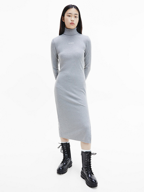Calvin Klein dámske šedé šaty