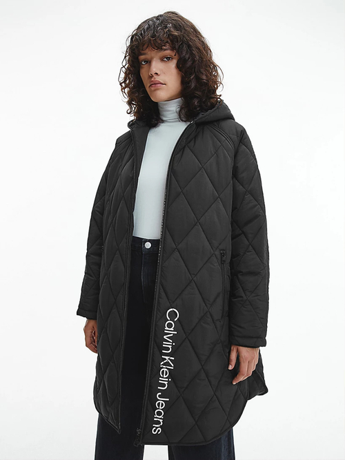 Calvin Klein dámsky čierny kabát