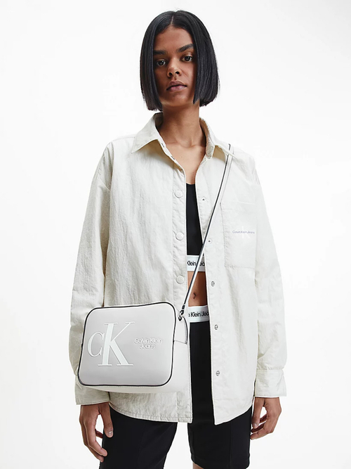 Calvin Klein dámska krémová obojstranná bunda