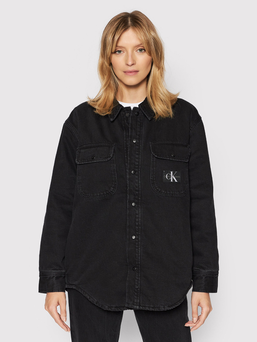 Calvin Klein dámska čierna džínsová bunda