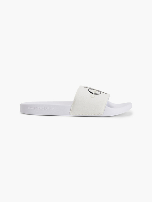 Calvin Klein dámske biele šľapky