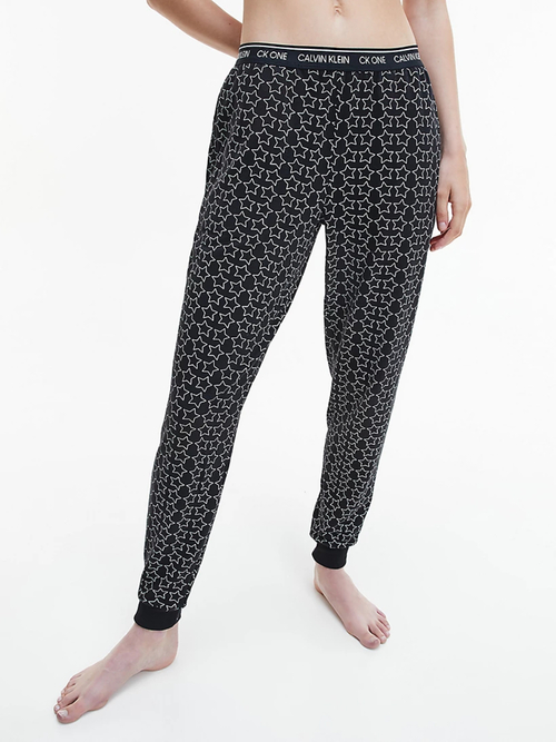 Calvin Klein dámske čierne pyžamové nohavice