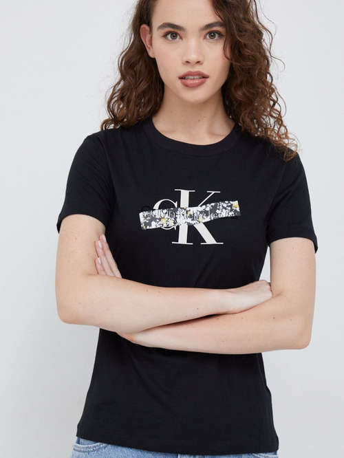 Calvin Klein dámske čierne tričko