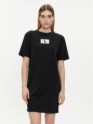 Calvin Klein dámska čierna nočná košeľa