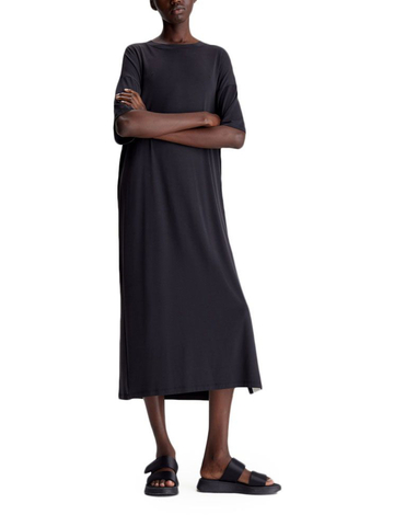 Calvin Klein dámske čierne dlhé šaty