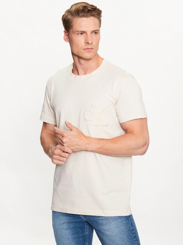 Calvin Klein pánske krémové tričko