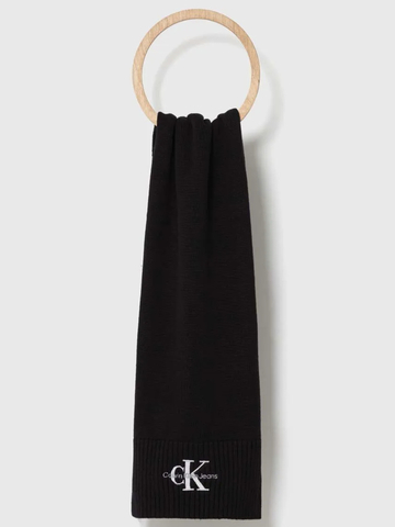 Calvin Klein pánska čierna bavlnená šatka