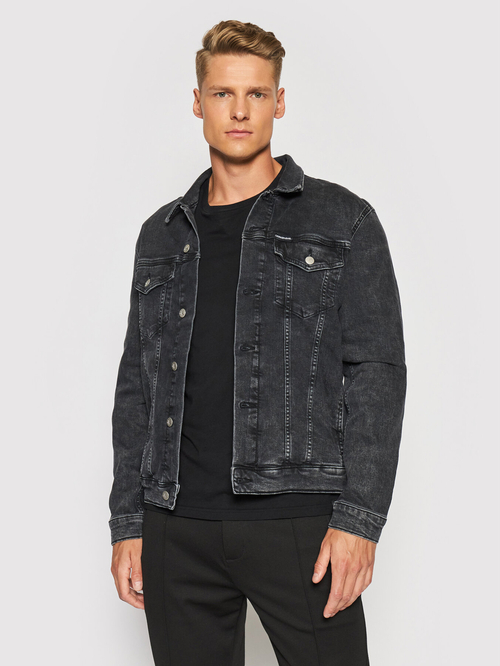Calvin Klein pánska čierna džínsová bunda