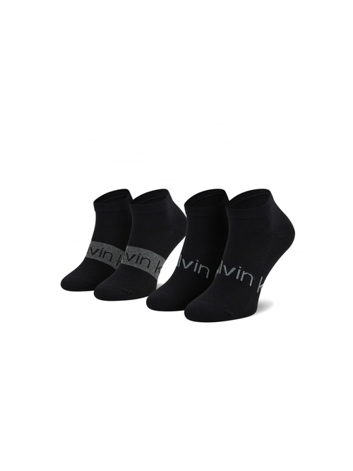 Calvin Klein pánske čierne ponožky 2pack