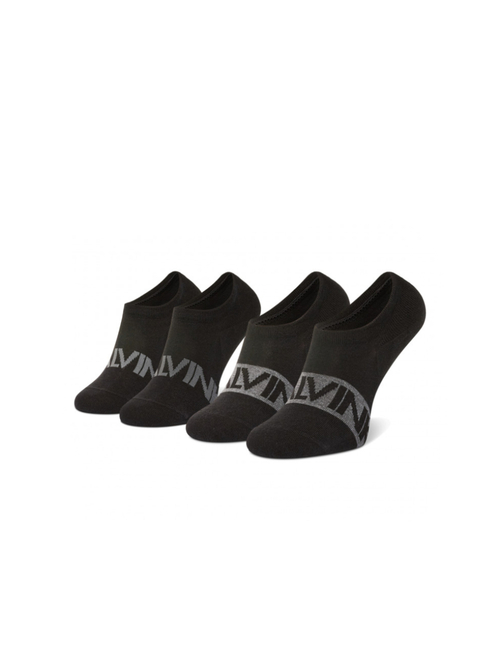 Calvin Klein pánske čierne ponožky 2pack