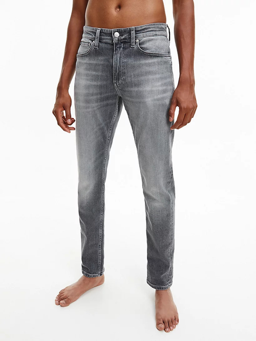 Calvin Klein pánske šedé džínsy