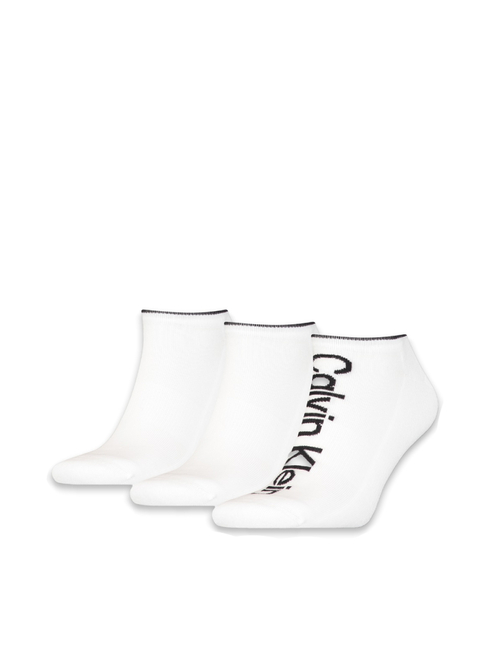 Calvin Klein pánske biele ponožky 3pack