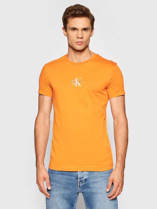 Calvin Klein pánske oranžové tričko