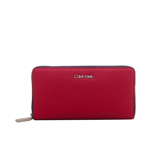 Calvin Klein dámska veľká červená peňaženka Neat